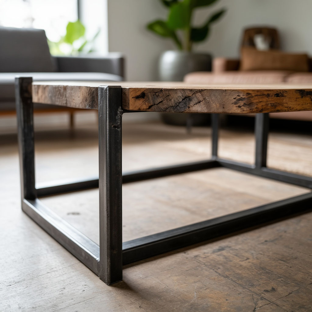Repurposed steel project for home design