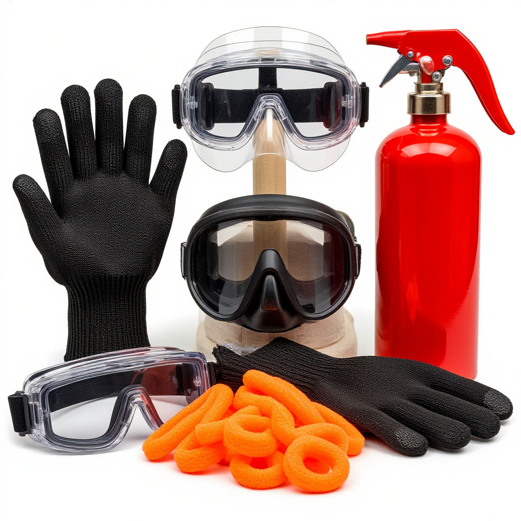 beginner metalworking safety gear set