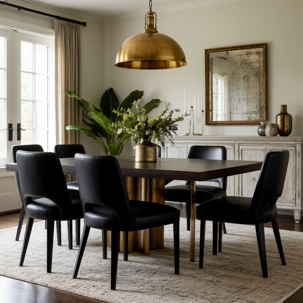 mixed metal finishes in interior design